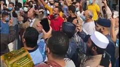 تظاهرات نمازگزاران مصری در مسجد جامع«الازهر» در حمایت از پیامبر اکرم(ص)