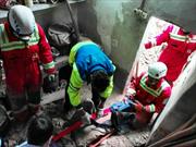 نجات کارگر کاشانی از حادثه در یک کارگاه رنگرزی