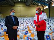 توزیع ۲۱۰۰ بسته معیشتی در قالب «کمک‌ های مؤمنانه» هلال احمر کهگیلویه و بویراحمد