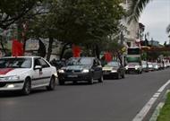 حرکت کاروان خودرویی عزاداران اربعین به همت بچه های مسجد