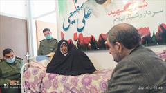 محسن رضایی با مادر شهید علی آقا شفیعی دیدار و گفتگو کرد
