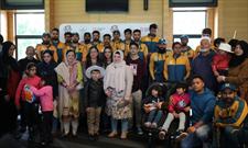 دیدار تیم کریکت پاکستان با خانواده قربانیان حمله به مساجد «کریستچرچ»