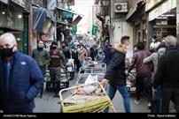 بازار تهران در وضعیت زرد کرونایی