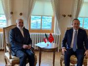 برگزاری دور اول گفت‌وگوهای ظریف با وزیر خارجه ترکیه