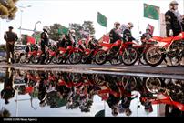رژه موتورسواران با یاد سرداران دوران دفاع مقدس و با هدف نمایش اقتدار ملی برگزار شد