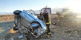 ۲ کشته در تصادف خودروهای سواری در کاشان