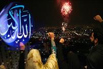 بانگ الله اکبر همزمان با شب پیروزی انقلاب در گلستان طنین انداز شد