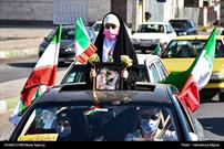 راهپیمایی ۲۲ بهمن در زنجان، خودرویی شد