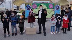 کودکان زنجانی برای ظهور منجی عالم بشریت دست به دعا شدند