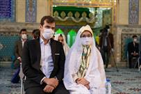 تصاویر/ ازدواج ۴۰۰ زوج در امامزاده سید جعفر محمد(ع) یزد