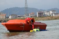 مانور امداد و نجات دریایی در آستارا برگزار شد