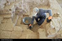 گزارش تصویری| کاوش در منطقه باستانی «تل آجری»