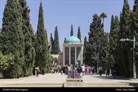 گزارش تصویری| آرامگاه سعدی در ایام نوروز ۱۴۰۰