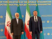 ظریف با وزیر خارجه قزاقستان دیدار کرد