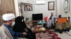 دیدار اعضای کانون های امور مساجد بهارستان با خانواده شهدا