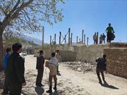 ساخت منزل مسکونی توسط جهادگران لرستانی در منطقه سی سخت