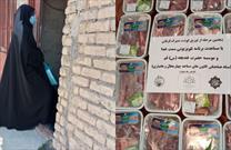 توزیع ۲۵ بسته گوشت متبرک قربانی بین نیازمندان توسط کانون فاطمیه (س)