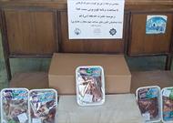 اهدای ۳۵ بسته گوشت متبرک قربانی بین مستضعفان کرانی در شهرستان فارسان