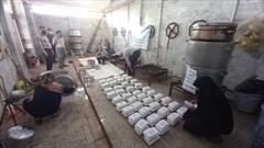 گزارش تصویری| توزیع غذای گرم توسط کانون «شهید براتعلی میردار» روستای «القجر نیشاک» شهرستان مینودشت