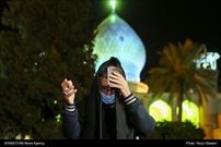 گزارش تصویری| آیین شب قدر در حرم مطهر حضرت علی بن حمزه (ع)