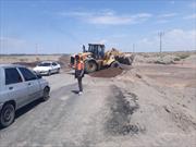 سیلاب راه ارتباطی ۱۰ روستا را در جنوب کرمان مسدود کرد