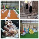 تداوم همدلی بانوان کانون حسینیه تبریز با اهدای ۱۰۰ بسته طعام افطاری