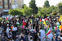 راهپیمایی مردم البرز علیه جنایات رژیم صهیونیستی