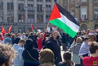 راهپیمایی گسترده حامیان فلسطین در آمستردام هلند