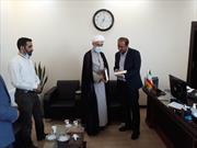 دیدار مدیر ستاد هماهنگی کانون های مساجد استان با شهردار حمیدیا