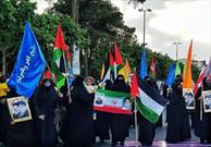 تجمع  مردم قم در حمایت از مردم فلسطین
