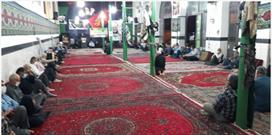 مراسم ارتحال امام در کانون شهدا روستای گرجی محله بهشهر برگزار شد
