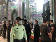 صف طولانی رای دهندگان در حسینیه ارشاد/جمعیتی که تا  خیابان گل نبی منتظر ایستادند