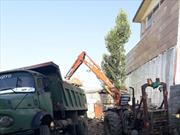 پویش جهادی کانون خدمت رضوی قائم شهر برای بازسازی خانه محروم
