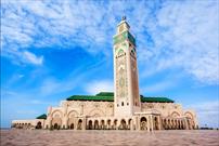 مسجدی با بلندترین مناره های جهان به سبک معماری اندلسی در «کازابلانکا»