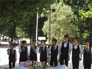 اجرای گروه سرود نسیم صبای لردگان به مناسبت هفته مبارزه با مواد مخدر