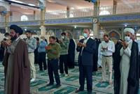 حضور بچه های مسجد حضرت زینب کبری (س) شهر جونقان در نماز عید قربان