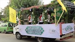راه اندازی کاروان شادی غدیر توسط اهالی مسجد گلشن