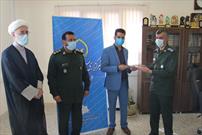 بازدید فرمانده ناحیه مقاومت مرکزی بسیج یزد از خبرگزاری شبستان در یزد