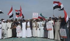 تظاهرات گسترده اهالی «المهره» یمن علیه اشغالگران سعودی