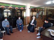 دیدار مدیر ستاد هماهنگی کانون های مساجد یزد با مدیر دفتر نمایندگی آستان قدس رضوی استان یزد