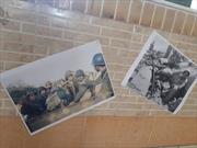 برپایی نمایشگاه عکس دفاع مقدس در کانون آیت الله گلپایگانی شهر لردگان