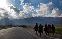 برنامه پیاده روی جاماندگان اربعین در سطح استان ایلام در حال برگزاری است