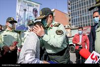مراسم گرامی‌داشت هفته ناجا در میدان ولی‌عصر (عج) تهران