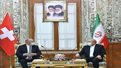 دیدار روسای مجلس جمهوری اسلامی ایران و سوئیس