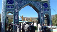 افتتاح سردرب آستان امامزادگان شاه شهیدان رودبار
