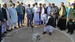 آغاز عملیات احداث دومین نیروگاه خورشیدی در گوهرکوه سیستان و بلوچستان + تصاویر
