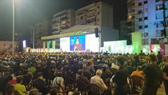 برگزاری مراسم جشن میلاد پیامبر اکرم(ص) از سوی حزب الله در لبنان+تصاویر