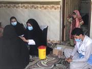 انجام واکسیناسیون کرونا به صورت خانه به خانه در سراوان
