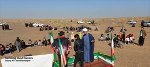برگزاری همایش پیاده روی به مناسبت هفته بسیج در روستای قاسم آباد