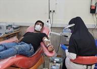 اهدای خون جمعیت هلال احمر سپیدان به مناسبت دهه فجر